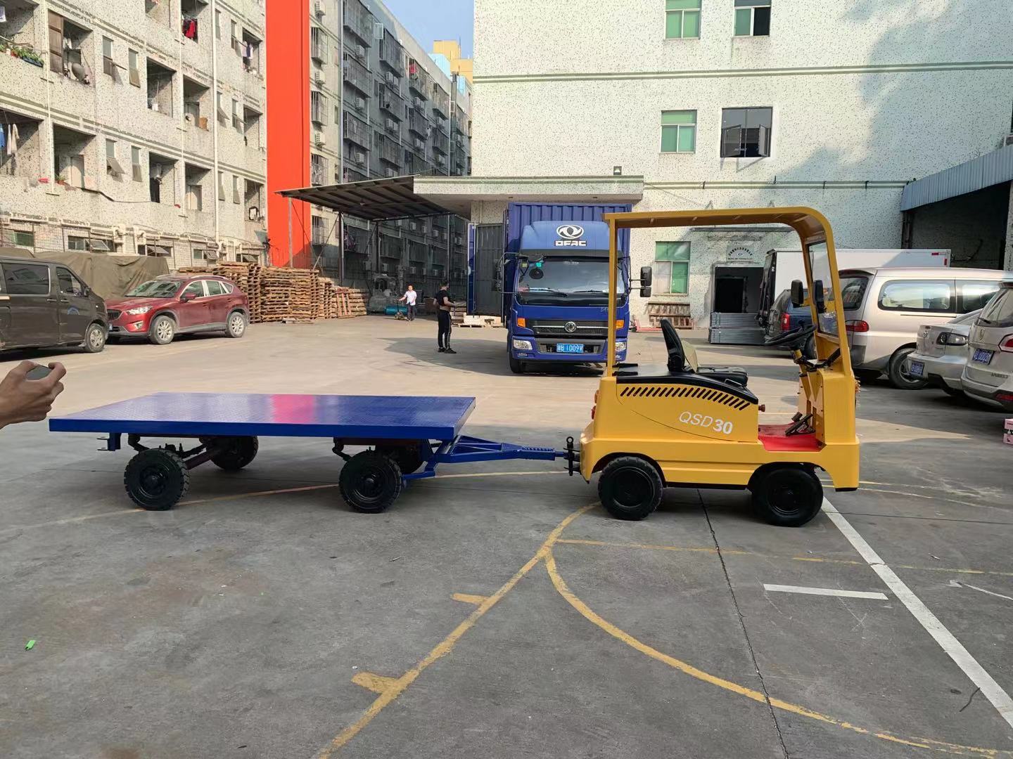 防爆牽引車帶平板